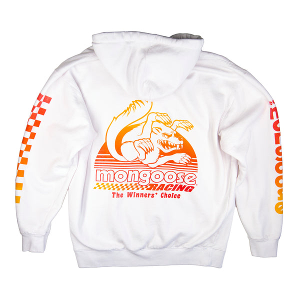 Mongoose Team Sunset BMX Hoodie - White