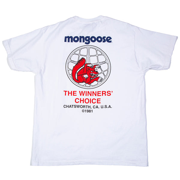 Mongoose USA Winners' Choice Tee - White w/ Red & Blue