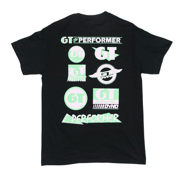 GT Freestyle Logo Slap T-Shirt - Black
