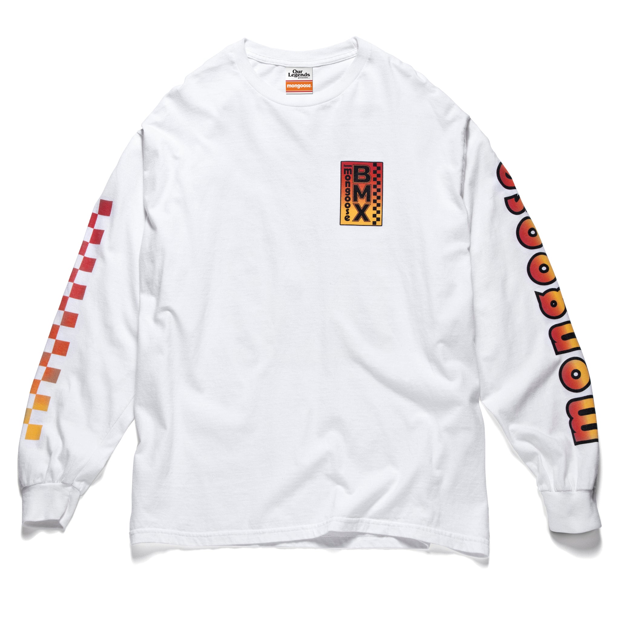 Team Mongoose BMX Long Sleeve - White