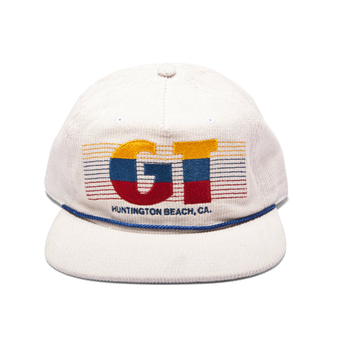 GT Corduroy W/ Embroidery Hat - White