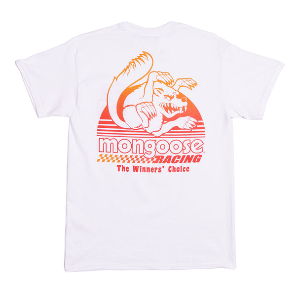 Mongoose Racing Sunset T-Shirt - White