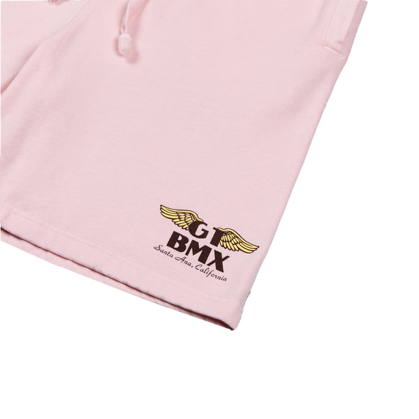 GT Wings Sweat Shorts - Pink Clay