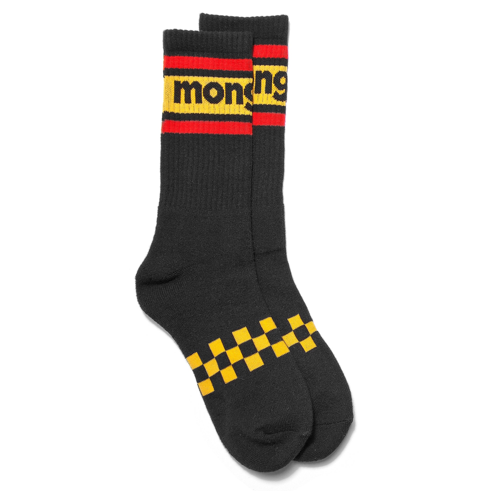 Mongoose Checkerboard Sock - Black